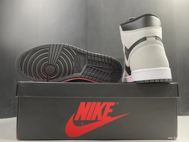 Rep 555088-035 Black Light Air Retro Grey White 1 Jordan Smoke High 0530